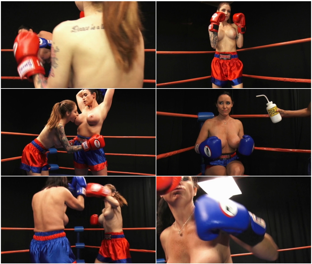 Women Topless Boxing Porn Clip