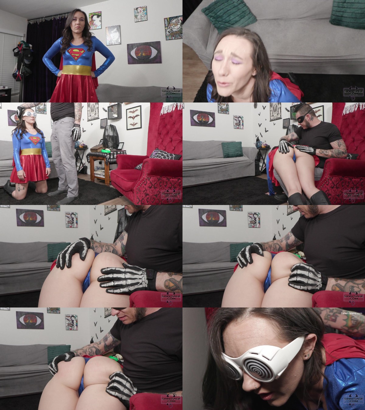 SuperGirl Thanks For The Spanks - Sinn Sage billede