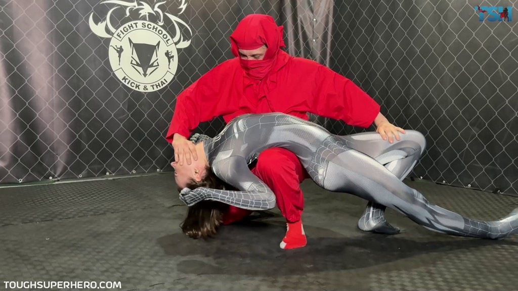 SpiderWoman Vs Ninja